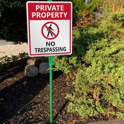 No Tress Passing Sign, Graffiti Can, No Trespassing Sign, Private Property Signs, Restrooms Signage, No Trespassing Signs, Dr Visuals, Signage Signs, No Trespassing