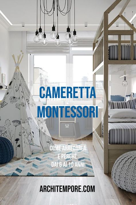 Dal letto, all’armadio fino alla scrivania ecco una guida pratica per l’arredo della camera da letto dei propri figli. L’arredo Montessori aiuta i bambini e le bambine ad approcciarsi alla vita in maniera pratica e dare a loro il giusto spazio privato per la loro zona notte. Montessori, Home Decor Decals, Home Decor, Home D�écor