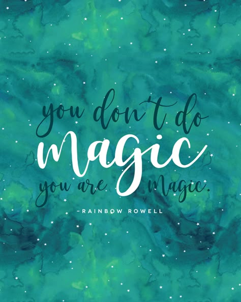 Fangirl Rainbow Rowell, Simon Snow, Magic Rainbow, Patience Quotes, Magical Quotes, Rainbow Quote, Magic Quotes, Rainbow Rowell, Magical Life