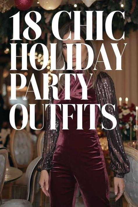 Elegant Holiday Attire: 18 Classy Christmas Outfit Ideas for Women Christmas Party Outfit Women’s, Christmas Outfit Ideas For Women Casual Over 40, Christmas Outfits 2024 Women, Job Christmas Party Outfit, Dressy Casual Holiday Party Outfit, Holiday Attire For Women Classy, New Year Winter Outfit, Party Attire Women Night, Christmas Outfit Ideas For Women 2024