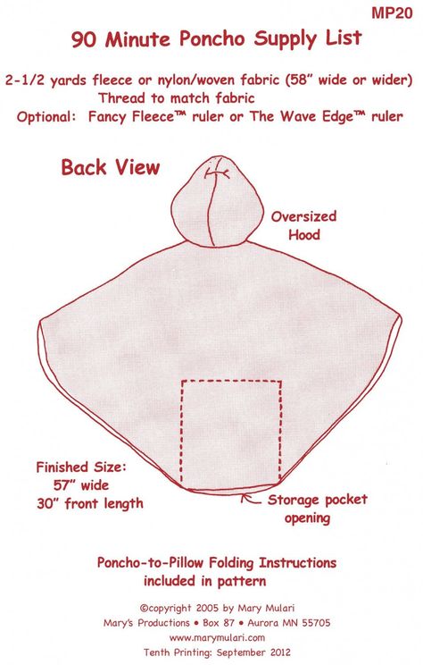 Poncho Sewing Pattern, Poncho Pattern Sewing, Fleece Projects, Camp Blanket, Fleece Poncho, Diy Sewing Gifts, Sew Ideas, Fleece Patterns, Beginner Sewing Projects Easy