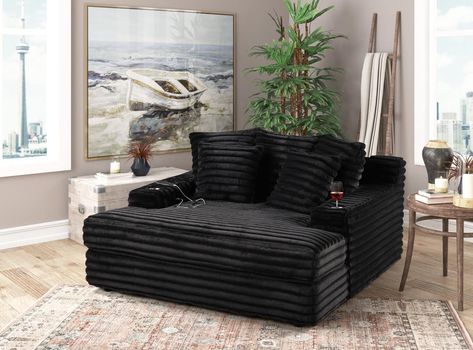 ✨New Arrival✨ Oversized Chaise Lounge $749.99‼️ Shop online at www.nzrfurniture.com Color - Black or Beige Material - Fabric Dimensions: 66"L X 65"W X 37"H Features: Cupholders USB Charging Ports **OVERSIZED** ✅Same Day Delivery Drop Off Available fees is based off your zip code! #nzrfurniture #newarrivals #houstontx #sale #shoponline #furnitureonline #chaise #livingroom #fyp #houstonairbnb #sofa Oversized Chaise, Oversized Chaise Lounge, Lounge Chaise, Deep Sofa, Oversized Pillows, Chaise Sofa, Bedroom Sets, Room Sofa, Living Room Sofa