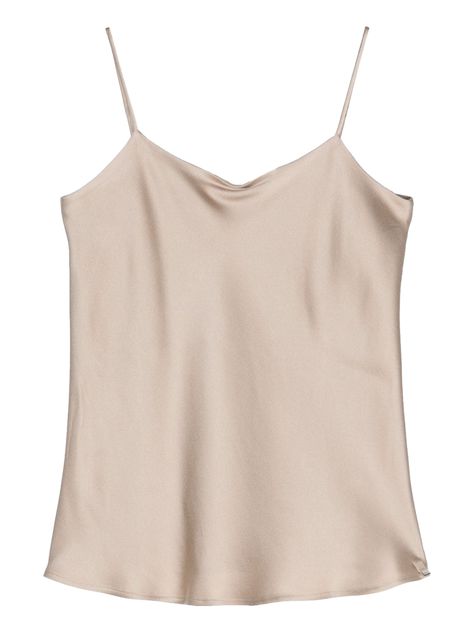 Find HERNO Cowl-neck Satin Tank Top on Editorialist. beige satin finish cowl effect spaghetti straps slight flare straight hem Satin Tank Top, City Dress, Demi Fine Jewelry, Summer Beach Wear, Flat Boots, Fine Earrings, Ballet Flat Shoes, Pump Sandals, Ski Wear