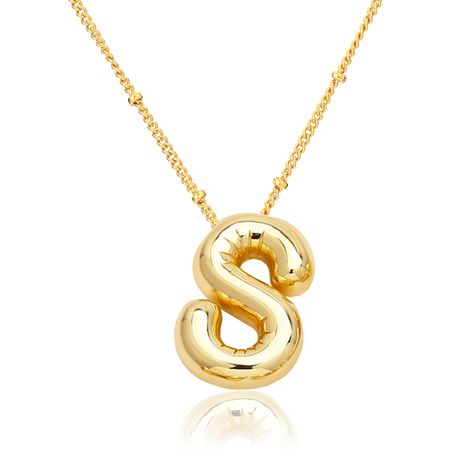 PRICES MAY VARY. Initial Balloon- This exquisite piece features a choice between a 14k Gold or White Gold letter pendant bubble, the same shape as the letter balloon. Letter Bubble- Solid pendants have a more textured feel, with holes punched in them to allow the chain to move freely.Necklace is 17"+2" adjustable chain. Any Occasions- Necklaces are designed to be the perfect gift for birthdays, special occasions, or any moment when you want to make someone feel cherished and celebrated. Perfect Gold S Necklace, Gold B Necklace, Bubble Necklace Gold, S Letter Necklace, Balloon Letter Necklace, Bubble Initial Necklace, Cheap Christmas Wishlist Ideas, Cute Bday Gifts, Cheap Xmas Gifts