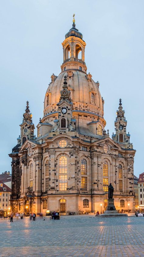 Architecture Photography Buildings, German Architecture, Saxony Germany, Cathedral Architecture, Dresden Germany, European Architecture, Architecture Drawing Art, Church Architecture, Classical Architecture