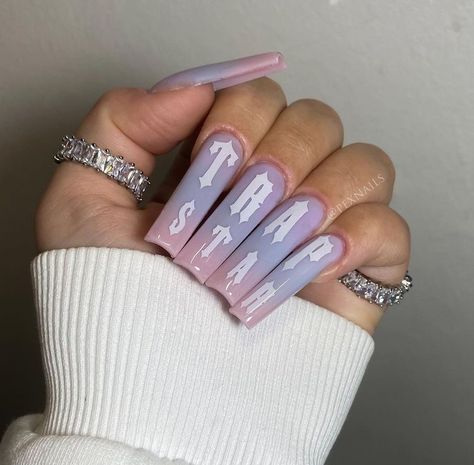 Glam Acrylic Nails, Long Nail Ideas, Color For Nails, Bears Nails, Designer Nails, Finger Jewelry, Punk Nails, Stylish Nails Designs, Nail Tattoo