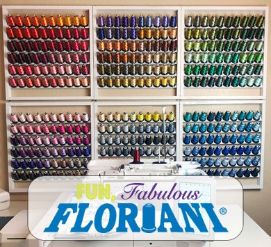 Floriani The Name That Means Beautiful Embroidery Cotton Reel Holders Thread Storage, Wire Spool Storage Rack, Fabric Storage Shelves Idy, Best Storage Rack For Craft Ribbon Lots, Fabric Storage Solutions Overstock, Storage For Serger Thread, Spool Thread Storage, Storing Precut Fabric, Rolls Of Fabric Storage