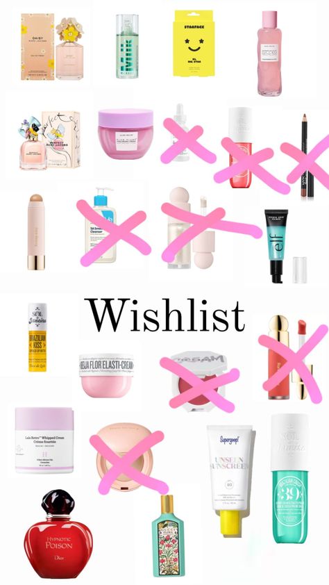 #wishlist #makeup #skincare #aesthetic #cute #viral Skincare Aesthetic, Aesthetic Cute, Makeup Skincare, Daisy, Makeup, Pins, Make Up