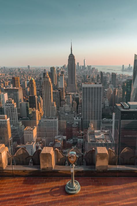 Building Top View, City Scape Photography, The Rock Wallpaper, City Top View, Test Photoshoot, Empire State Building View, Top Of The Rock Nyc, Rock Wallpaper, Band Trip