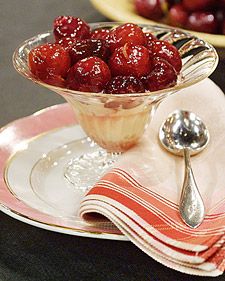 Will be trying this with bing cherries coming in this weeks bountiful basket Cherries Jubilee Recipe, Sour Cherry Pie, Persimmon Recipes, Cherry Pie Recipe, Bowl Of Cherries, Dinner Party Desserts, Bing Cherries, Martha Stewart Recipes, Cherries Jubilee