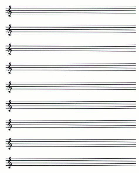 Free Printable Piano Sheet Music Template. Helps with coming up with a melody within song writing. Blank Piano Sheet Music, Music Template, Music Printables, Free Printable Sheet Music, Music Manuscript, Blank Sheet Music, Note Music, Violin Sheet, Violin Sheet Music