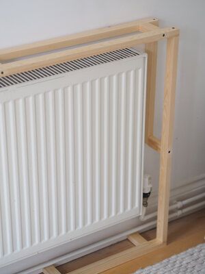 Chimney Space Ideas, Modern Radiator Cover, Diy Radiator Cover, Mdf Wall Panels, Home Radiators, Heater Cover, Radiator Cover, Diy Interior, Easy Diy Projects