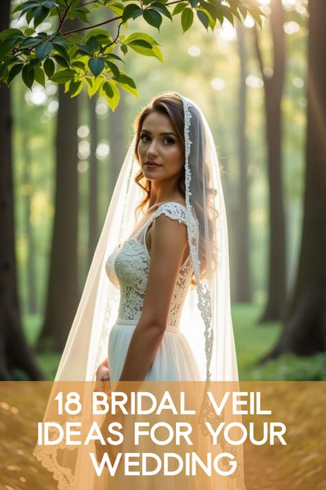 Discover the timeless allure of the bridal veil! Did you know that this elegant accessory can transform your entire wedding day look? Whether you’re drawn to vintage lace or modern minimalism, the perfect veil adds mystery and magic. Dive into our article with 18 stunning photos that will leave you breathless, featuring bridal veils, wedding traditions, and must-know style tips for your big day. Ways To Wear Veil, Veil For Lace Wedding Dress, How To Wear A Veil With Hair Down, Wedding Hair For Veil, Bridal Veil Ideas, Full Wedding Veil, Mantilla Veil Hairstyle, Veiled Bride, Vintage Wedding Veil