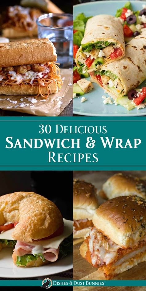 Recept Sandwiches, Sandwich Wraps Recipes, Roast Beef Sandwich, Wraps Recipes, Best Sandwich Recipes, Cold Sandwiches, Sandwich Bar, Sandwich Wrap, Diner Recept