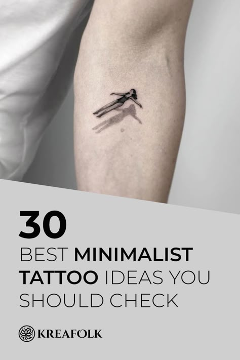 Explore the elegant world of minimalist tattoo designs. Our guide offers insights into selecting the perfect design, artist, and caring for your tattoo. Minimalist Tattoo Inspiration, Small Negative Space Tattoo, Tattoo Ideas For Females Arm, Minimalist Abstract Tattoo, Minimalist Feminine Tattoo, Cute Minimalistic Tattoos, Outer Forearm Tattoo Men Simple, Line Art Tattoos Simple, Mini Tattoos With Meaning Unique