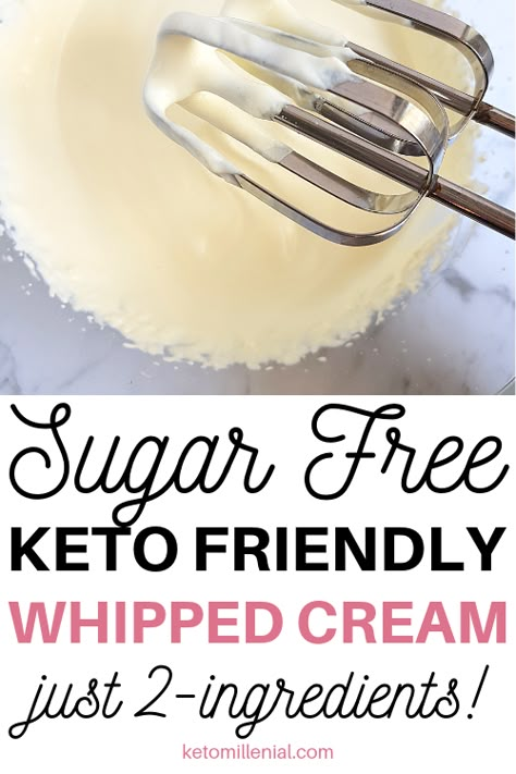 Whipping Cream Recipe, Quick Keto Dessert, Sugar Free Whipped Cream, Keto Whipped Cream, Whipped Cream Desserts, Homemade Whipped Cream Recipe, Cheesecake Smoothie, Whipped Cream Recipe, Recipes With Whipping Cream