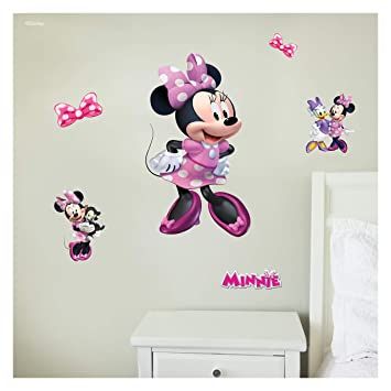 Minnie Mouse Girls Room, Minnie Mouse Bedroom Decor, Minnie Mouse Room Decor, Minnie Mouse Wall Decals, Minnie Mouse Room, Disney Wall Stickers, Minnie Mouse Bedding, Minnie Mouse Bedroom, Disney Wall Decals