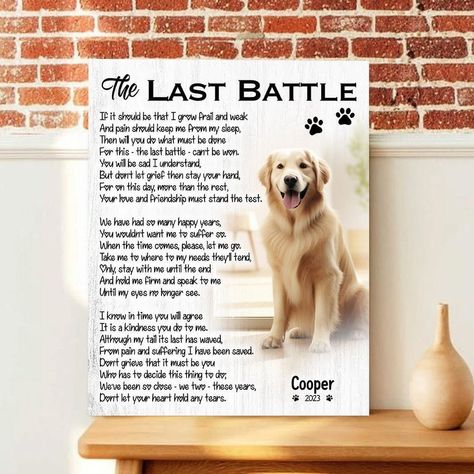 Dog Pool Party, Dog Heaven Quotes, Dog Memorial Gifts, The Last Battle, Dog Poems, Dog Sympathy Gifts, Dogs Stuff, Sympathy Quotes, Dog Quotes Love