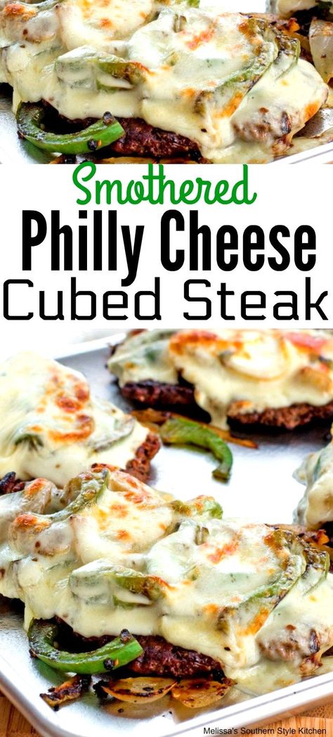 Beef Cube Steak Recipes, Beef Cubed Steak, Cubed Steak, Cube Steak Recipes, Cube Steak, Philly Cheese, Venison Recipes, Minced Meat, Beef Dinner