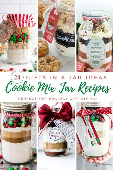 Cookie Ingredients In A Jar Gift Ideas, Best Cookie In A Jar Recipe, Baked Goods In A Jar, Cookie Mixes In A Jar, Cookies In A Jar Recipe Christmas, Chocolate Chip Cookies In A Jar, Sugar Cookie In A Jar, Oatmeal Cookies In A Jar Recipe, Jar Cookie Mix Recipe