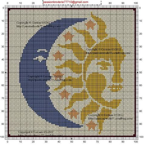 Moon Cross Stitch Pattern, Celtic Cross Stitch, Crochet Grid, Pixel Grid, Moon Cross Stitch, Grid Patterns, Graph Crochet, Colorwork Knitting, Pixel Crochet