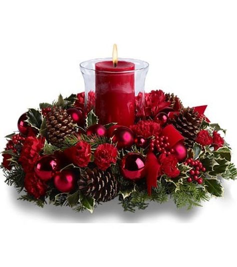 Christmas party centerpieces