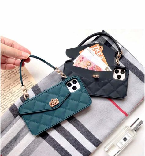 Cute Light Luxury Purse Bag Design, Soft Wallet Phone Case. Click to shop on Amazon! #phonecase #phonecover Iphone Pouch, Crossbody Phone Case, Girl Iphone Cases, Handbag Card, Pouch Design, Classic Purse, Everyday Purse, Card Pouch, Luxury Crossbody