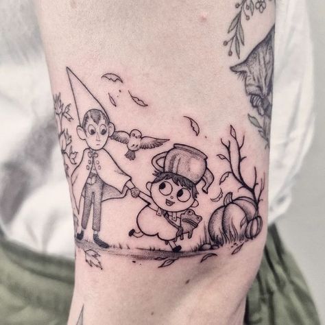 Over The Garden Wall Tattoo Pumpkin, Over The Garden Wall Coloring Page, Over The Garden Wall Doodles, Gardner Tattoo, Over The Garden Wall Tattoo Ideas, Over The Garden Wall Embroidery, Over The Garden Wall Nails, Over The Garden Wall Drawing, Over The Garden Wall Tattoo Simple