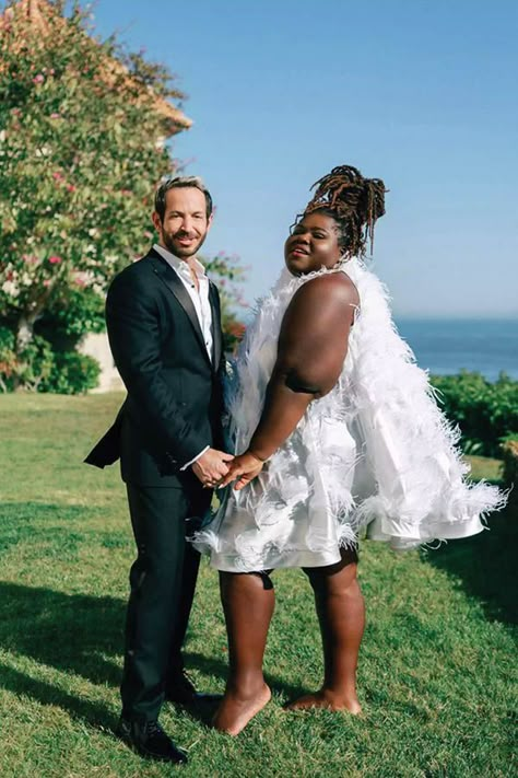 Celebrity Wedding Photos, Gabourey Sidibe, Mode Editorials, Hairstyle Color, Celebrity Wedding Dresses, The Wedding Singer, Weddings By Color, Top Wedding Dresses, Celebrity Wedding