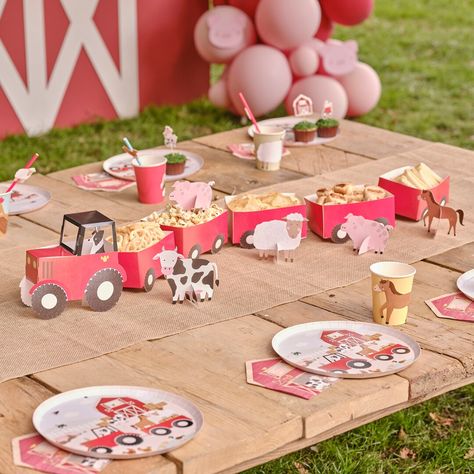 Sweet Stand, Farm Animals Birthday, Birthday Party Table Decorations, Farm Themed Party, Treat Stand, Animals Birthday Party, Tractor Party, Farm Animal Party, Farm Animals Birthday Party