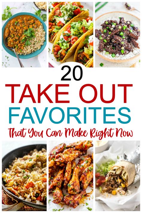 Everybody has that one favourite restaurant item that they absolutely crave. No need to wait in the drive-thru line when you can just as easily make it at home. Check out this collection of take out recipes that you can make right now at home! Take Out At Home Meals, Restaurant Style Meals At Home, Restaurant Meals At Home, Hello Fresh Copycat Recipes, Souffle Recipes Easy, Take Out Recipes, Famous Restaurant Recipes, Take Out At Home, Stay At Home Chef Recipes