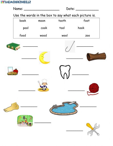 Long Oo Sound Worksheet, Oo Sound Words Worksheet, Oo Words Phonics, Oo Words Worksheet, Oo Sound Worksheets, Diagraph Worksheets, Oo Sound, Oo Words, Phonics Reading Passages