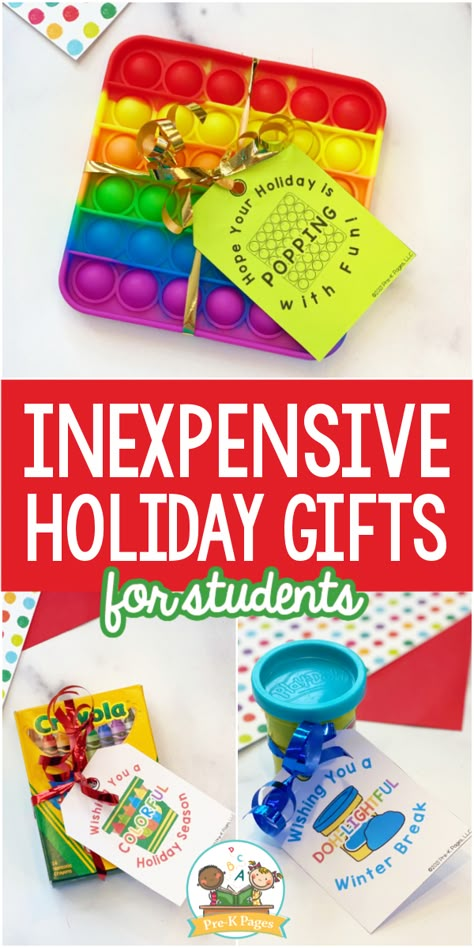 Classmate Christmas Gifts, Holiday Gifts For Students, Christmas Theme Activities, Christmas Lesson Plans, Gifts For Your Students, Classroom Christmas Gifts, Christmas Gifts For Students, Preschool Christmas Gifts, Class Christmas Gifts