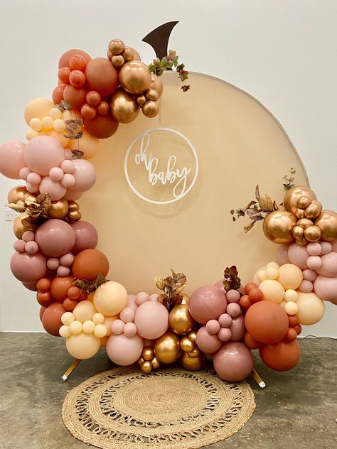 Falling For You DIY Balloon Arch Garland Kit | Muted Boho Beige Blush Burnt Orange Mauve Pink | Fall Baby Shower Party Balloon Decor Pink Fall Baby Shower, Diy Balloon Arch, Baby Shower Balloon Arch, Art Balloon, 5 Balloons, Balloon Kits, Pink Fall, Adhesive Wall Hooks, Diy Balloon