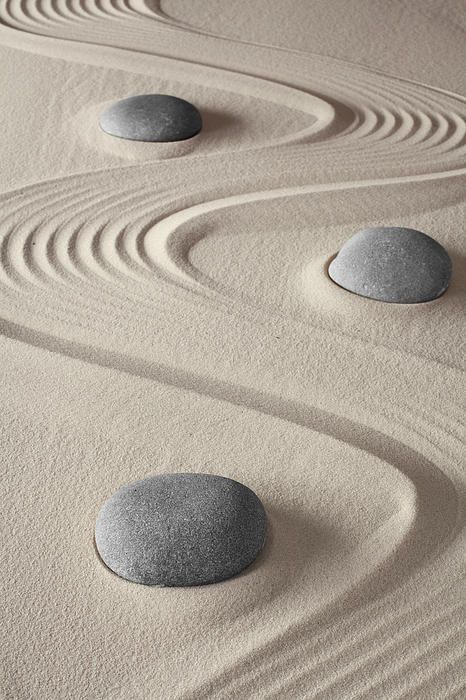 Image Zen, Zen Garden Design, Japanese Zen Garden, Japanese Zen, Land Art, Zen Garden, Diy Backyard, Rock Garden, Japanese Garden