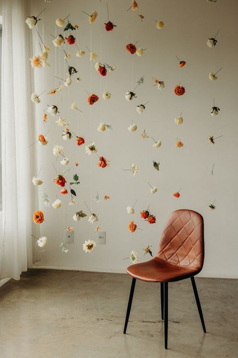 Hanging Flower Garland Custom Hanging Flowers Kit DIY - Etsy Australia Hanging Flower Garland, Ruangan Studio, Decor Studio, Diy Ceiling, Floating Flowers, Hanging Flower, Foto Tips, Hanging Flower Wall, Flower Garland