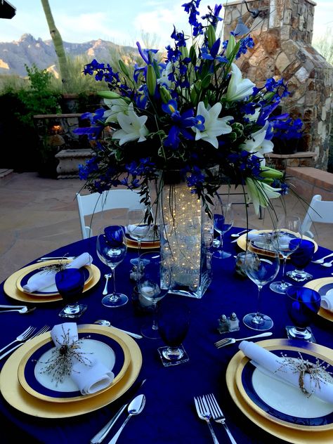 Once in a Blue Moon Blue Wedding Theme Centerpieces, Royal Blue Theme, Royal Blue Wedding Decorations, Royal Blue Wedding Theme, Royal Blue Quince, Royal Blue Quinceanera, Wedding Wallpaper, Blue Wedding Centerpieces, Blue Wedding Decorations