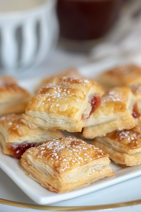 Tropical Guava Pastries Guava Pastry Recipe, Guava Cheese Pastry, Guava And Cheese Pastry, Guava Cream Cheese, Guava Pastries, Guava Desserts, Guava Pastry, Guava And Cream Cheese, Guava Jelly