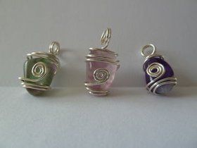 Picture of Done! Wire Wrapped Stone Jewelry, Wire Wrapped Jewelry Tutorials, Wire Jewelry Tutorial, Wire Jewelry Designs, Rock Jewelry, Wire Wrapping Crystals, Wire Wrapping Stones, Diy Wire Jewelry, Stone Wrapping