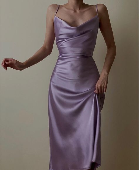 Pastel Purple Dress, Purple Satin Dress, Purple Silk Dress, Light Purple Dress, Lavender Bridesmaid Dresses, Purple Evening Dress, Satin Prom Dresses, Purple Prom Dress, Satin Evening Dresses