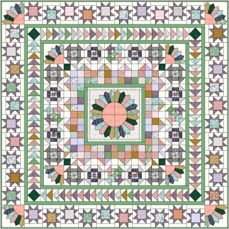 Dresden Plate Quilts, Dresden Quilt, Panel Quilt Patterns, Row Quilt, Medallion Quilt, Quilt Care, Sampler Quilts, Mystery Quilt, Quilt Border