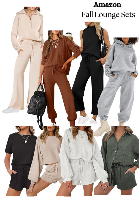 Stay cozy and stylish this season with Amazon's fall lounge sets! 🍂 From soft fabrics to trendy designs, these matching sets are perfect for relaxing at home or running errands in comfort. Shop now for the ultimate cozy-chic look! #FallFashion #LoungeWear #AmazonFinds Stay At Home Outfits, At Home Outfits, Cozy Chic, Lounge Sets, Comforters Cozy, Matching Sets, Lifestyle Blogger, Fashion Lifestyle, Outfit Of The Day