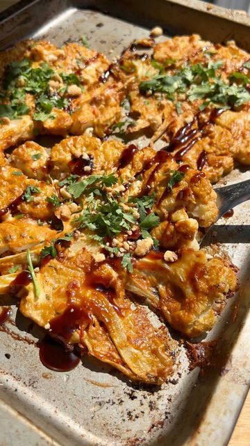 Carleigh Bodrug Plant You, Vegan Cauliflower Steaks, Scrappy Cooking, Carleigh Bodrug, Bang Bang Cauliflower, Cauliflower Steaks Recipes, Vegan Meat Substitutes, Cauliflowers, Race Against Time