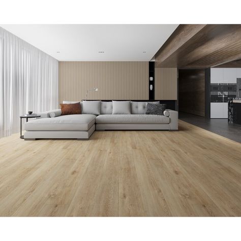 Montserrat Lock 7" x 60" x 6mm Oak Luxury Vinyl Plank | Wayfair Waterproof Vinyl Plank Flooring, Spc Flooring, Vinyl Style, Wood Floors Wide Plank, Wooden Floors, Ideas Hogar, Vinyl Plank Flooring, Wide Plank, Types Of Flooring