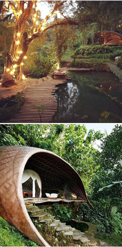 Bambu Indah Bali, Retreat Center Architecture, Healing Center Design Spaces, Bali Meditation Retreat, Glamping Interior Design, Retreat Center Ideas, Healing Center Architecture, Healing Center Design, Retreat Center Design