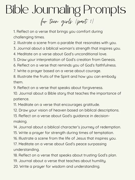 Feel free to use these prompts to explore your faith, express your thoughts, and deepen your relationship with God through your journaling. Biblical Writing Prompts, God Journal Prompts, Bible Prompts, Journal Prompts God, Bible Journaling Prompts, Journal Prompts To Talk To God, Journal Prompts Faith, Faith Based Questions, Christian Journaling Prompts For Women