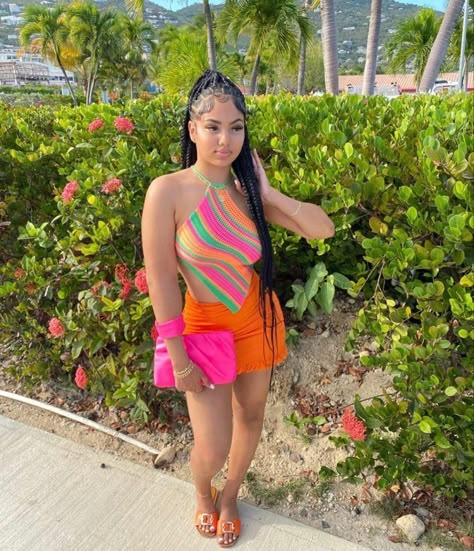 Dress Outfits Black Women Summer, Brunch On The Beach Outfit, Crochet Brunch Outfit, Jamaica Vacation Outfits Shein, Brunch Miami Outfit, Houston Brunch Outfit, Summer Outfits Black Woman Vacation, Cute Vacation Outfits Shein, Brunch Outfit Ideas Summer Casual