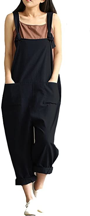 Amazon.com: Aedvoouer Women's Jumpsuits Overalls Plus Size Wide Leg Loose Cotton Linen Baggy Bib Pants: Clothing Best Loungewear, Plus Size Wide Leg, Loose Romper, Overalls Plus Size, Overalls Casual, Womens Jumpsuits Casual, Long Pant Jumpsuit, Overall Outfit, Loungewear Outfits