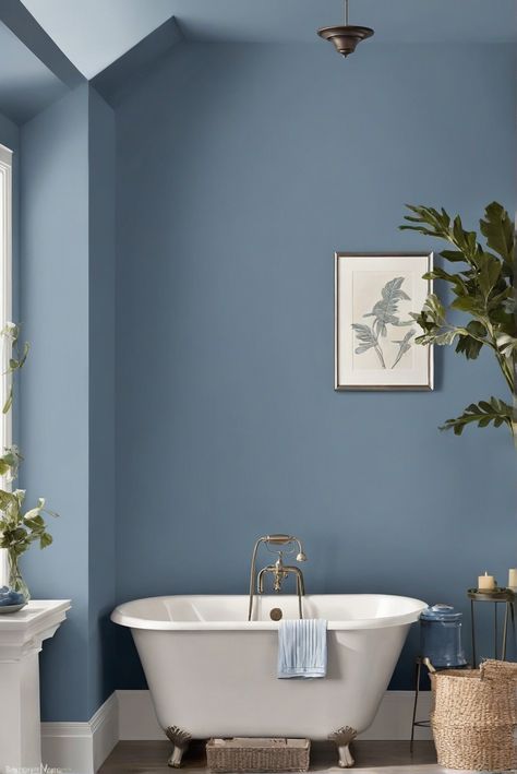 1. Benjamin Moore blues 
2. paint color inspiration 
3. interior design ideas 
4. color trends Magnolia Blue Skies Paint, Benjamin Moore Thousand Oceans, Best Blue Paint Colors Benjamin Moore, Benjamin Moore Vanderberg Blue, Indi Go Go Benjamin Moore, Woodland Blue Benjamin Moore, Swedish Blue Paint, Blue Painted Bathrooms, Normandy Blue Benjamin Moore