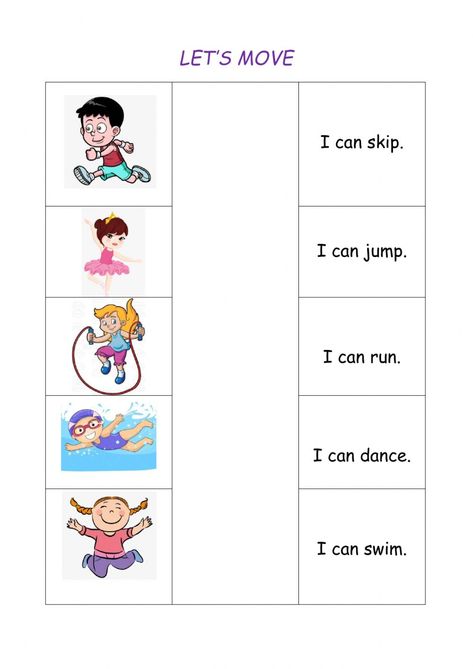 Verbs For Kindergarten Worksheets, I Can Worksheet For Kids, Verbs Worksheet For Kindergarten, Action Words Worksheet For Grade 1, Action Verbs Worksheet For Grade 1, Action Words Activities, Action Verbs For Kids, Action Words For Kids, Phonics Reading Activities